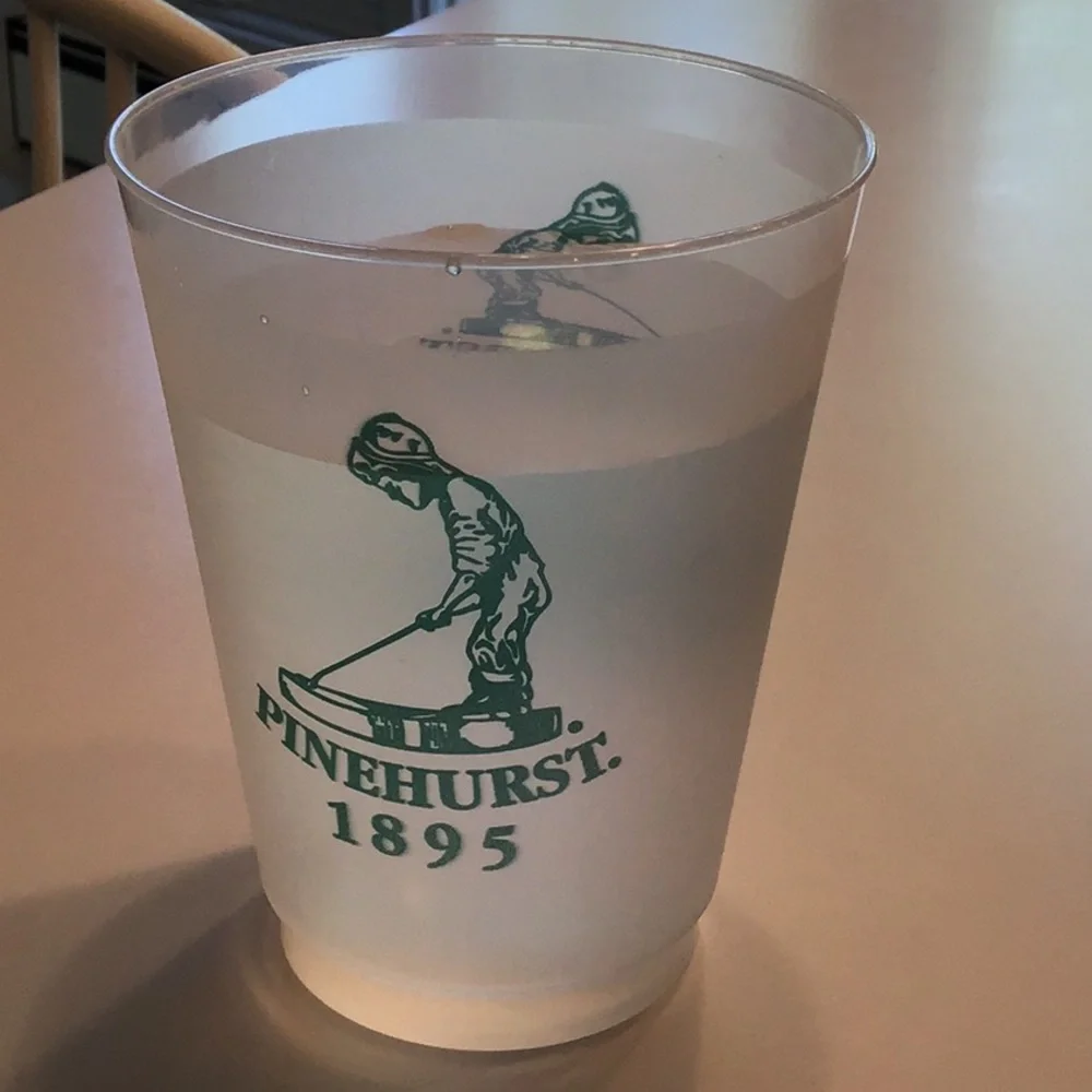 Pinehurst No 2 Tumbler Tervis Lid Four Plastic Cups‎ Drinking Golf 1895